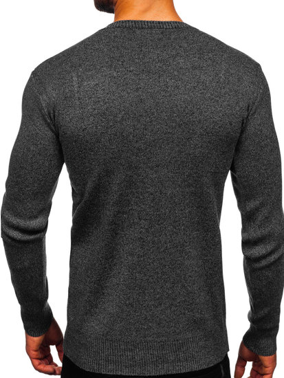 Maglione da uomo nero Bolf S8309