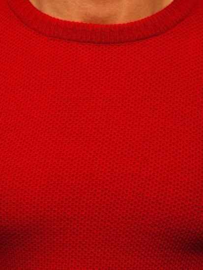 Maglione da uomo rosso Bolf 4629