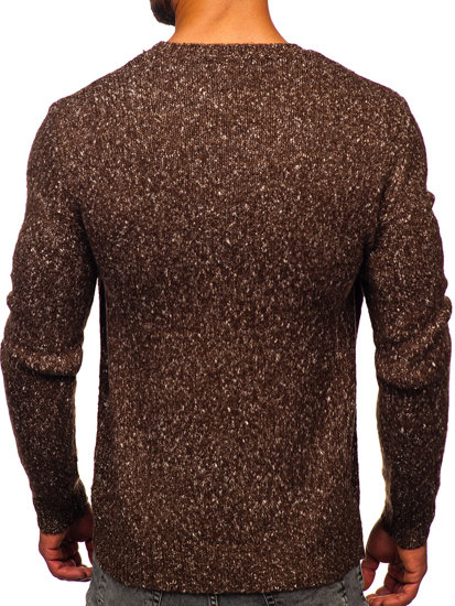 Maglione spessa da uomo marrone Bolf W7-219190