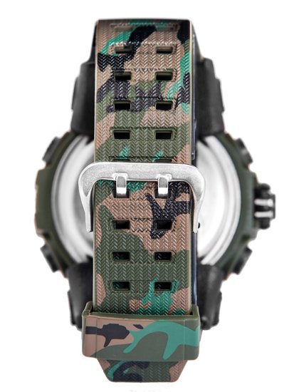 Orologio da polso mimetico da uomo verde Bolf 3261