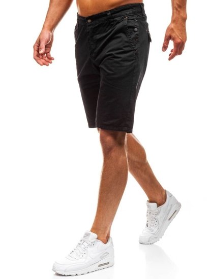 Pantaloncini corti da uomo neri Bolf 3041