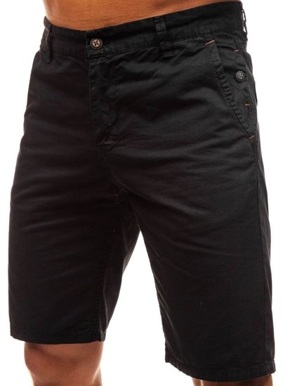 Pantaloncini corti da uomo neri Bolf 3041