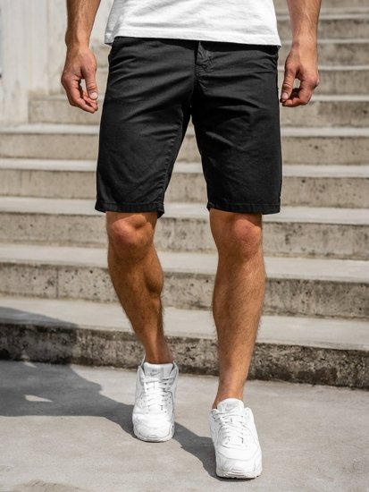 Pantaloncini corti da uomo neri Bolf 5919