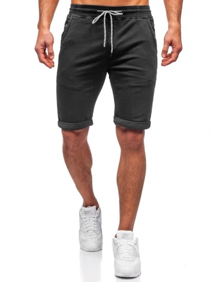 Pantaloncini corti da uomo neri Bolf KG3723