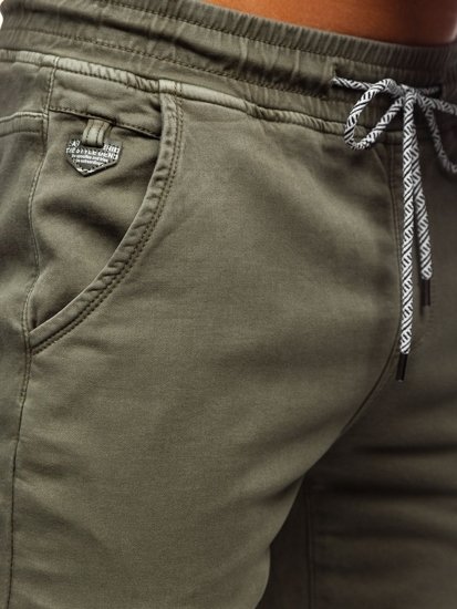 Pantaloncini corti da uomo verdi Bolf KG3723