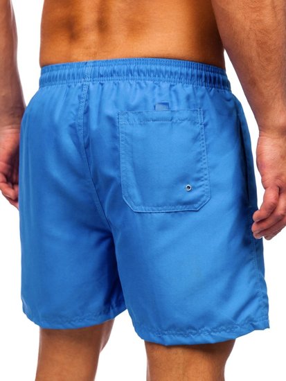 Pantaloncini corti di tuta da uomo azzurri Bolf YW07001