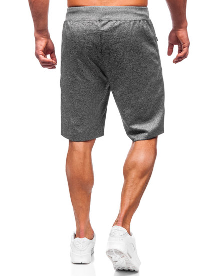 Pantaloncini corti di tuta da uomo grafite Bolf 8K296