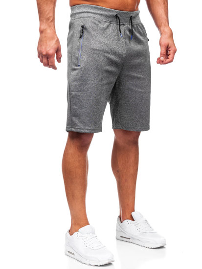 Pantaloncini corti di tuta da uomo grafite Bolf 8K298