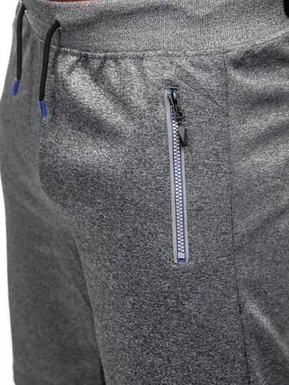 Pantaloncini corti di tuta da uomo grafite Bolf 8K298