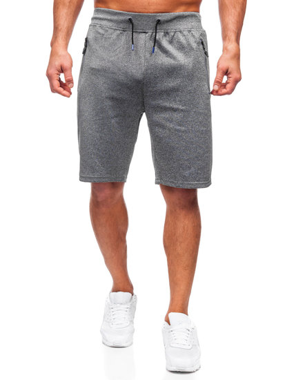 Pantaloncini corti di tuta da uomo grafite Bolf 8K298