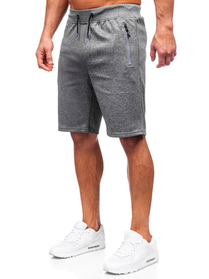 Pantaloncini corti di tuta da uomo grafite Bolf 8K298