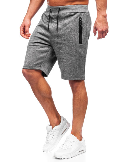 Pantaloncini corti di tuta da uomo grafite Bolf 8K935