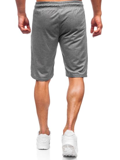 Pantaloncini corti di tuta da uomo grafite Bolf JX505