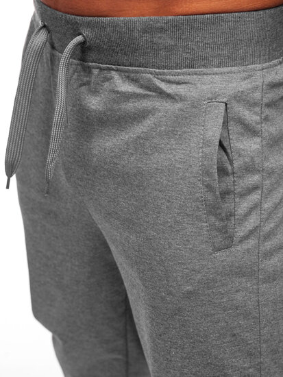 Pantaloncini corti di tuta da uomo grafite Bolf K10002