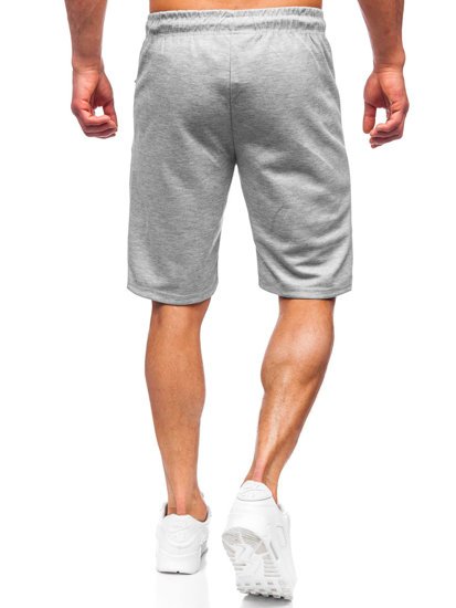 Pantaloncini corti di tuta da uomo grigi Bolf JX130