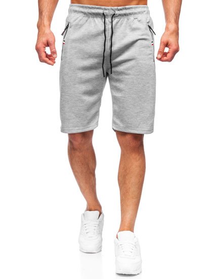 Pantaloncini corti di tuta da uomo grigi Bolf JX130