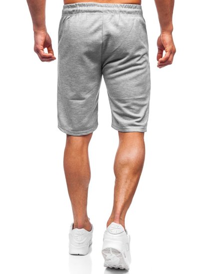 Pantaloncini corti di tuta da uomo grigi Bolf JX132