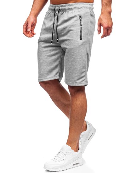 Pantaloncini corti di tuta da uomo grigi Bolf JX203