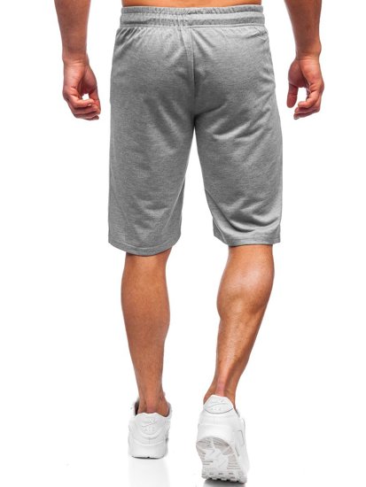 Pantaloncini corti di tuta da uomo grigi Bolf JX505