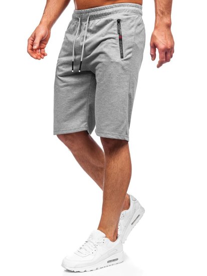 Pantaloncini corti di tuta da uomo grigi Bolf JX505