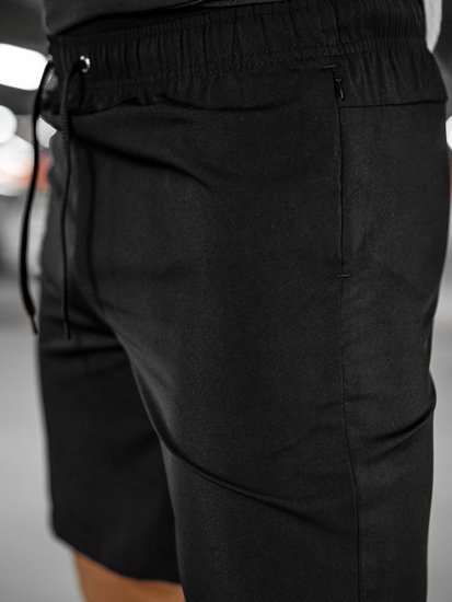 Pantaloncini corti sportivi da uomo neri Bolf HH037