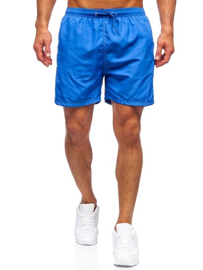 Pantaloncini da bagno da uomo azzurri Bolf YW07002