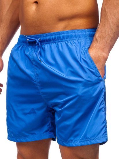 Pantaloncini da bagno da uomo azzurri Bolf YW07002