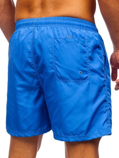 Pantaloncini da bagno da uomo azzurri Bolf YW07002