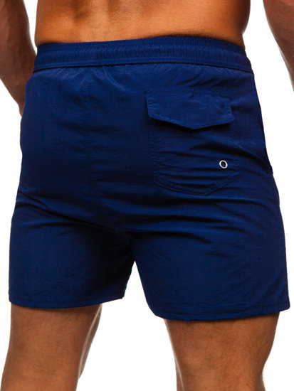 Pantaloncini da bagno da uomo blu Bolf XL018