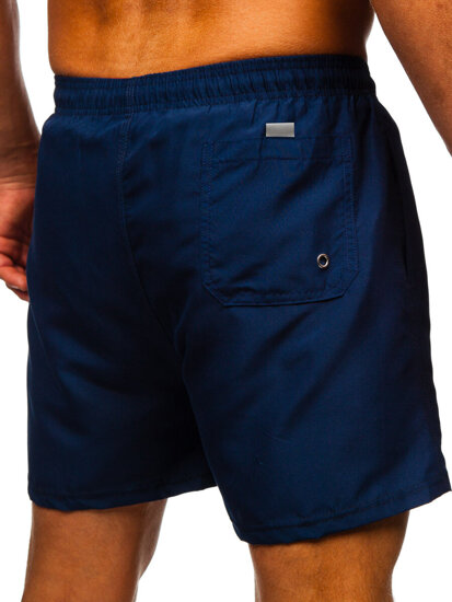 Pantaloncini da bagno da uomo blu Bolf XL020