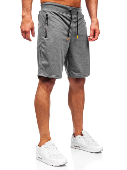 Pantaloncini da tuta da uomo grafite Bolf 8K287