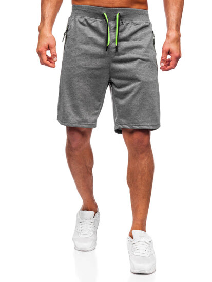 Pantaloncini da tuta da uomo grafite Bolf 8K291