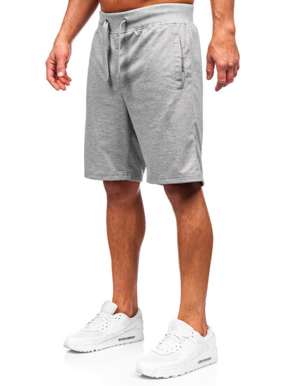 Pantaloncini da tuta da uomo grigio Bolf 8K101