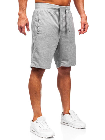 Pantaloncini da tuta da uomo grigio Bolf 8K101