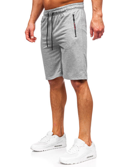 Pantaloncini da tuta da uomo grigio Bolf JX800