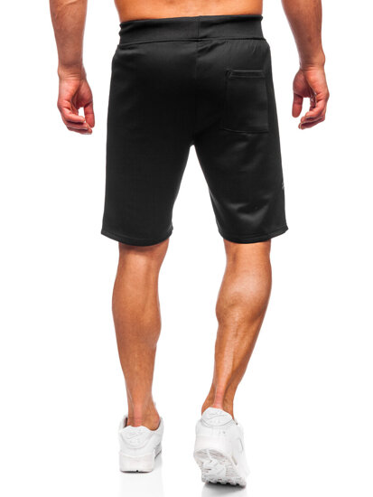 Pantaloncini da tuta da uomo nero Bolf 8K1119