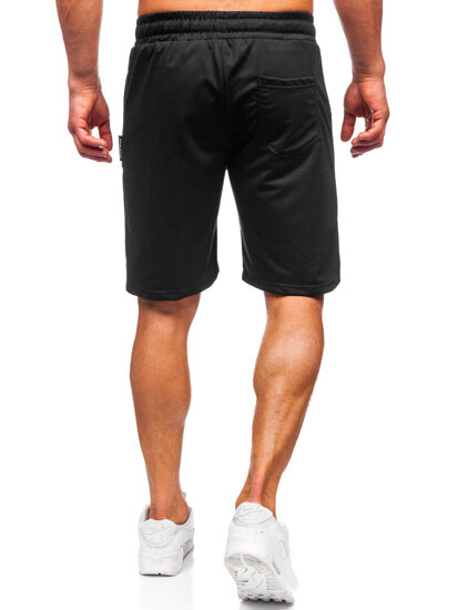 Pantaloncini da tuta da uomo nero Bolf JX609