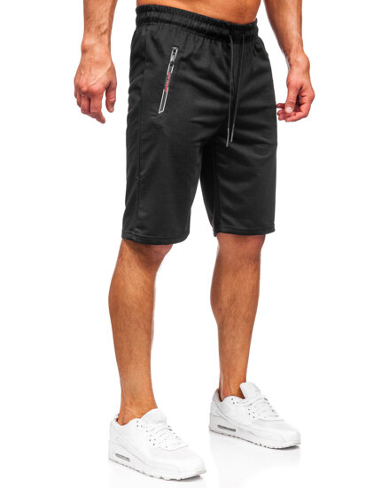 Pantaloncini da tuta da uomo nero Bolf JX800