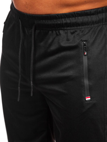 Pantaloncini da tuta da uomo nero Bolf JX802