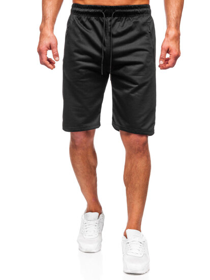 Pantaloncini da tuta da uomo nero Bolf JX805