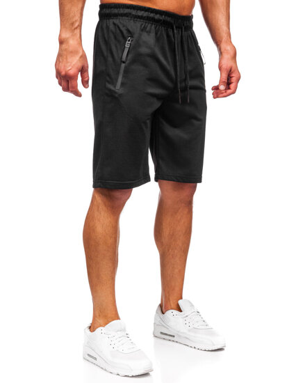 Pantaloncini da tuta da uomo nero Bolf JX806