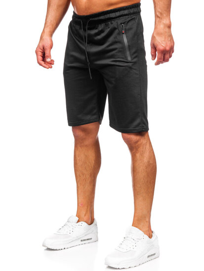 Pantaloncini da tuta da uomo nero Bolf JX822