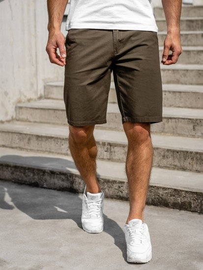 Pantaloncini da uomo khaki Bolf 1140