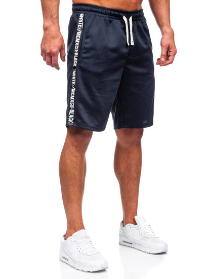 Pantaloncini di tuta da uomo blu Bolf 8K933