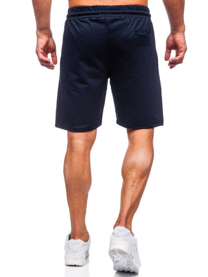 Pantaloncini di tuta da uomo blu Bolf GS2524