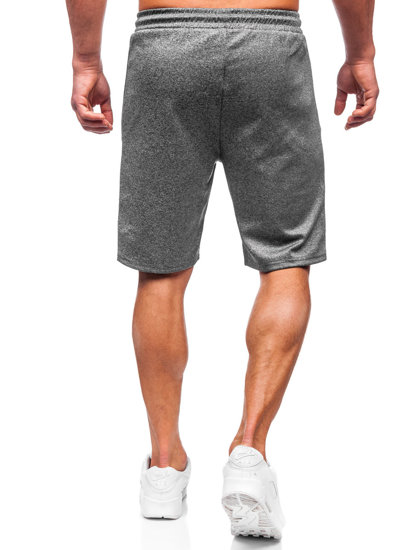 Pantaloncini di tuta da uomo grafite Bolf 8K200