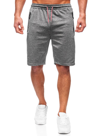 Pantaloncini di tuta da uomo grafite Bolf 8K200