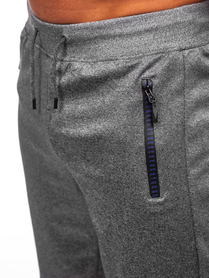 Pantaloncini di tuta da uomo grafite Bolf 8K288