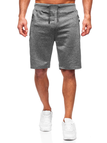 Pantaloncini di tuta da uomo grafite Bolf 8K297