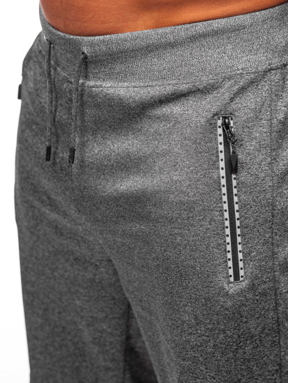 Pantaloncini di tuta da uomo grafite Bolf 8K297